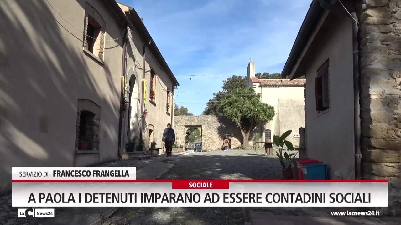 A Paola i detenuti imparano ad essere contadini sociali