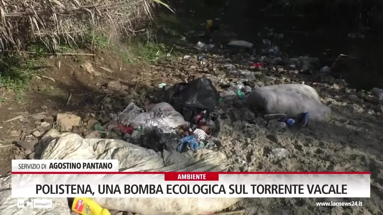 Polistena, una bomba ecologica sul torrente Vacale