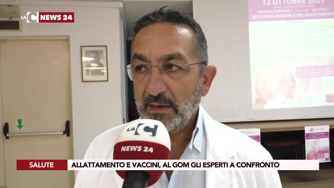 Allattamento e vaccini, al Gom gli esperti a confronto