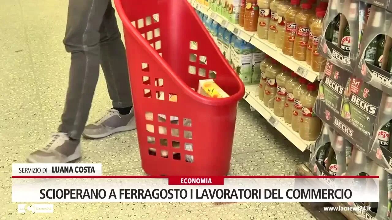 Scioperano a Ferragosto i lavoratori del commercio