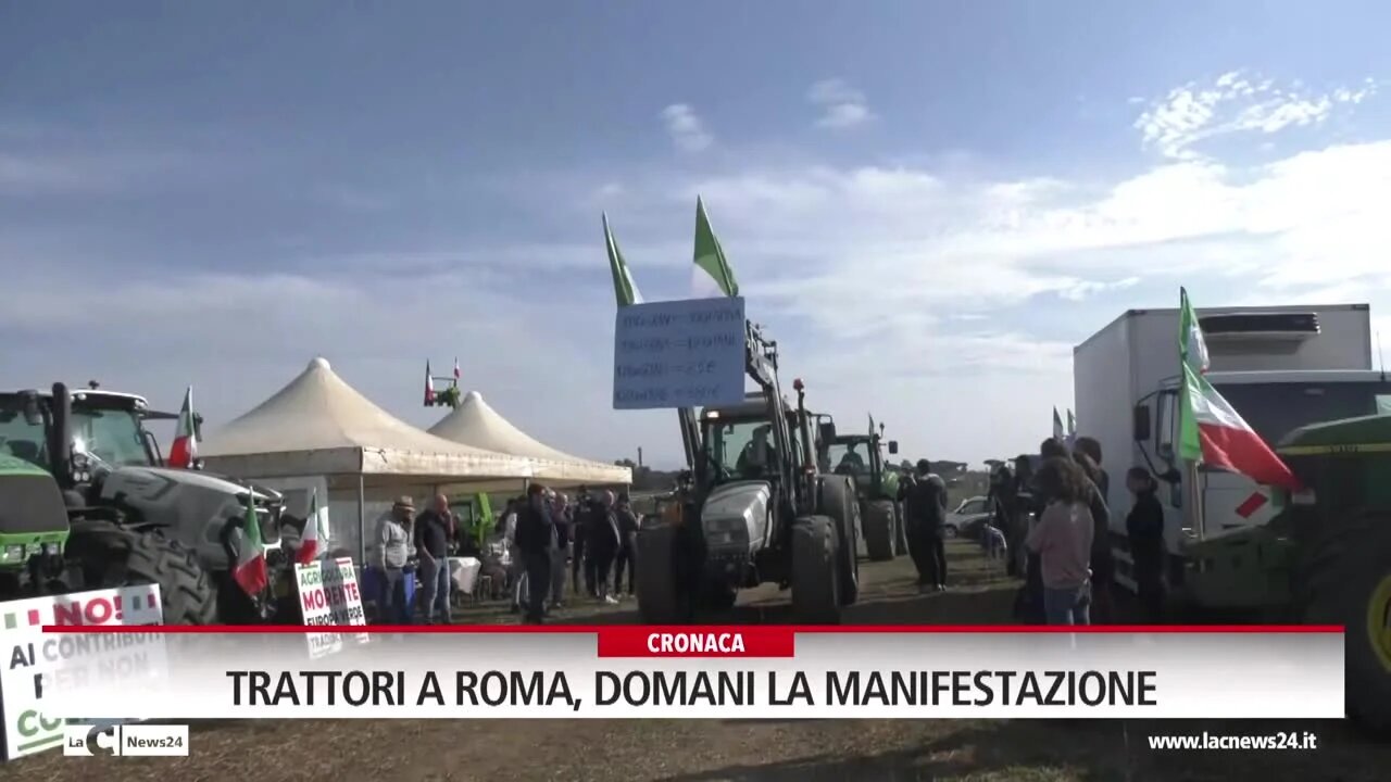 Trattori a Roma, domani la manifestazione