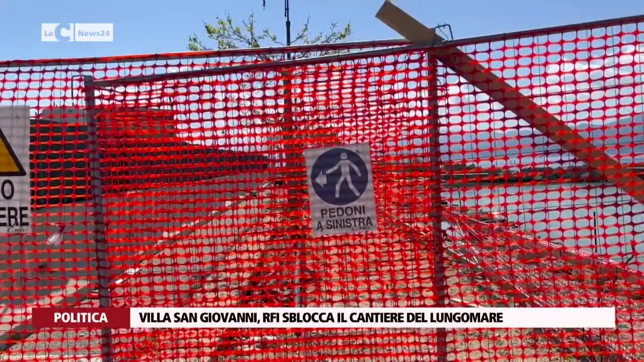 Villa San Giovanni, Rfi sblocca il cantiere del lungomare