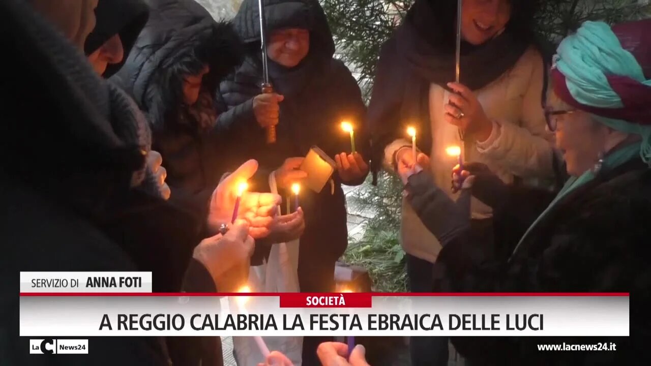 A Reggio Calabria la festa Ebraica delle luci