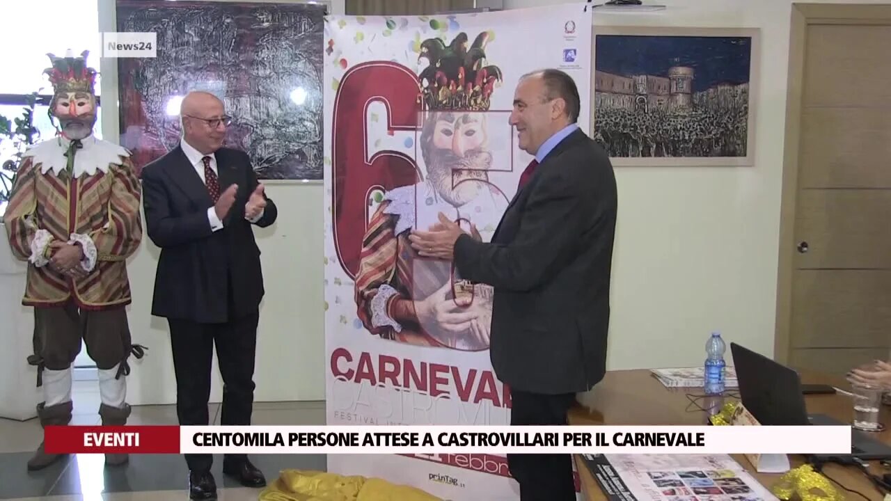 Centomila persone attese a Castrovillari per il carnevale