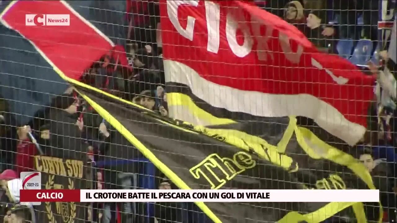 Il Crotone batte il Pescara con un gol di vitale