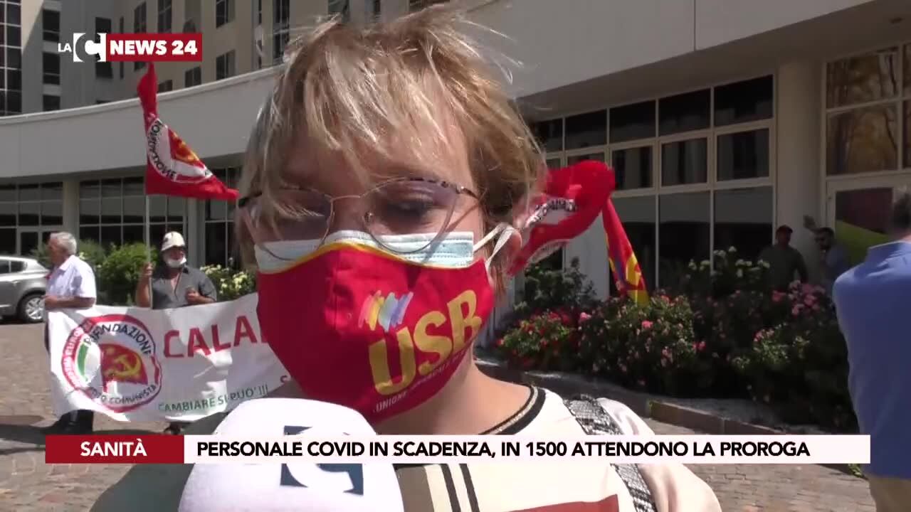 Personale covid in scadenza, in 1500 attendono la proroga
