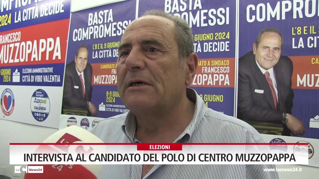 Intervista al candidato del polo di centro Muzzopappa