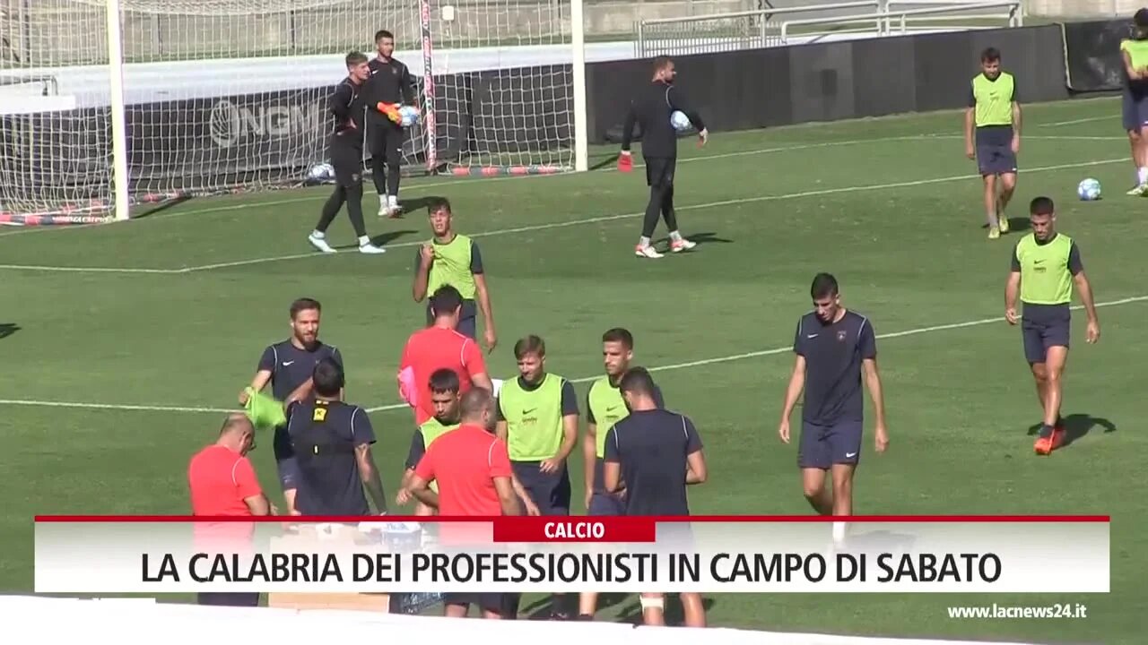 La Calabria dei professionisti in campo di sabato