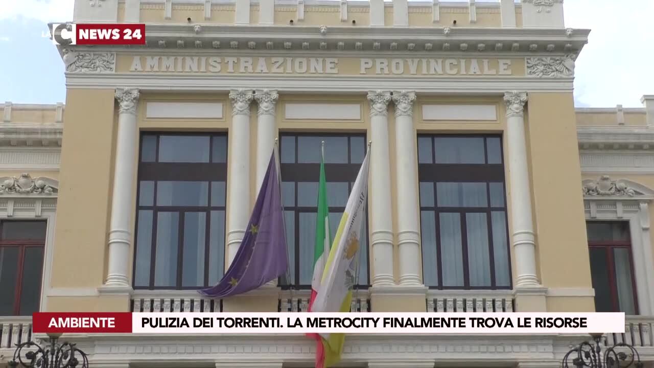 Pulizia dei torrenti. La metrocity finalmente trova le risorse