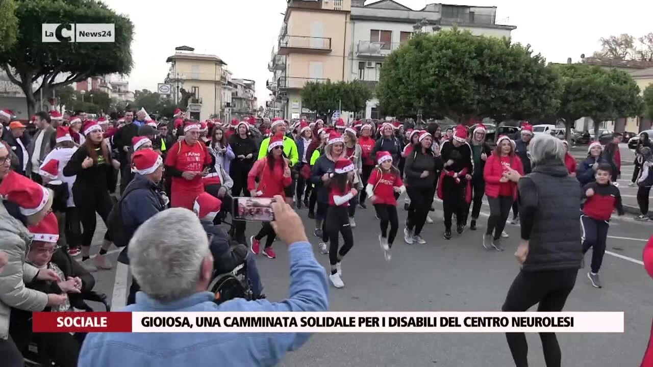 Gioiosa, una camminata solidale per i disabili del centro neurolesi