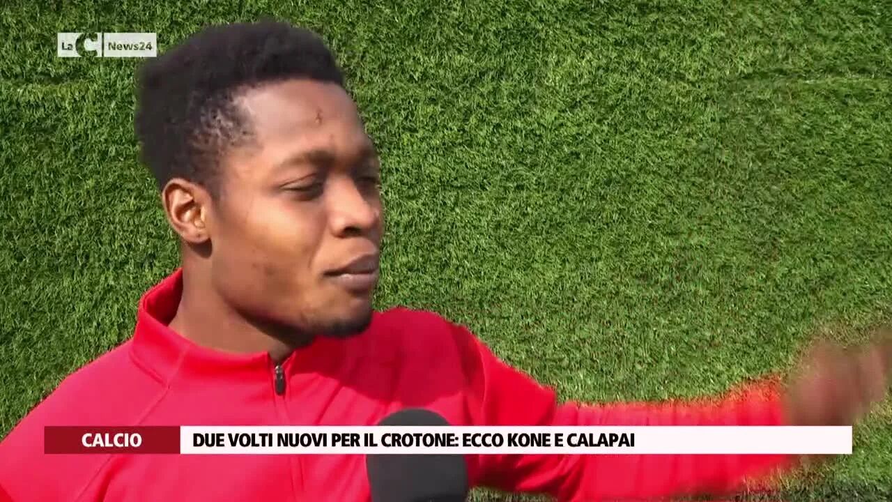 Due volti nuovi per il Crotone, ecco Kone e Calapai