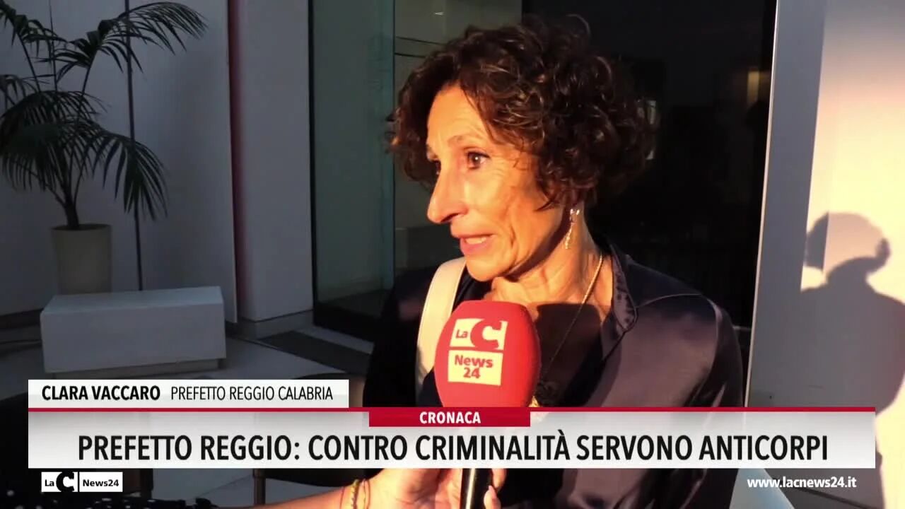 Prefetto Reggio  contro criminalità servono anticorpi