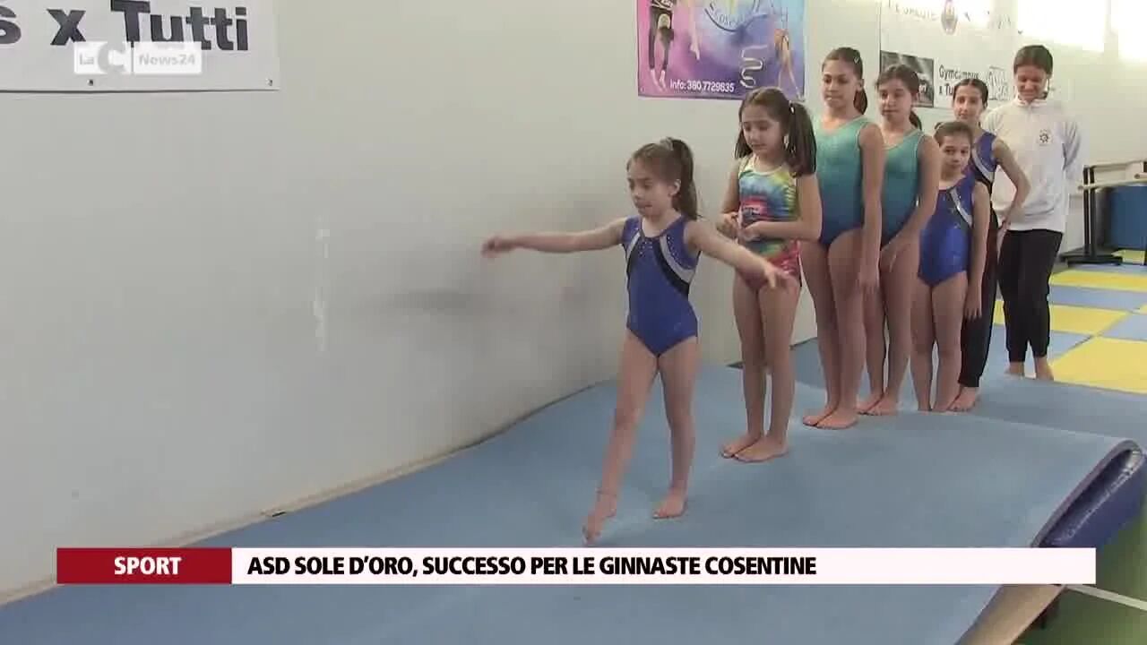 Asd Sole d’Oro, successo per le ginnaste cosentine
