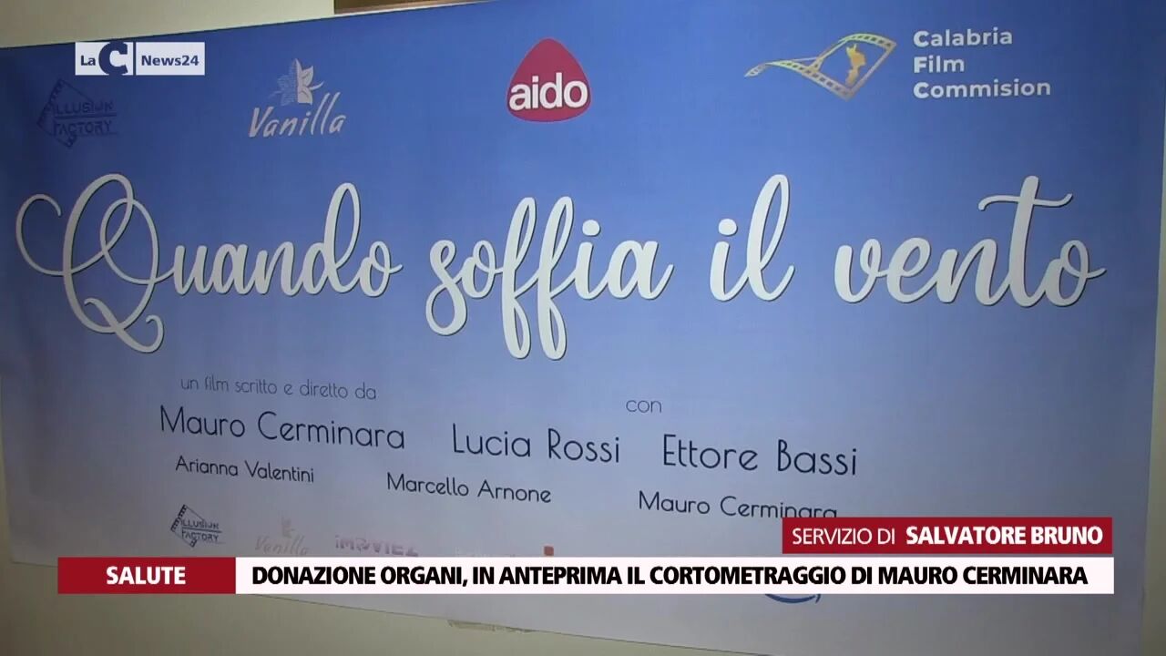 Donazione organi, in anteprima il cortometraggio di Mauro Cerminara
