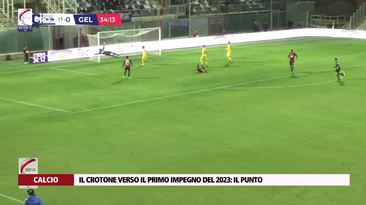 Il Crotone verso il primo impegno del 2023: il punto