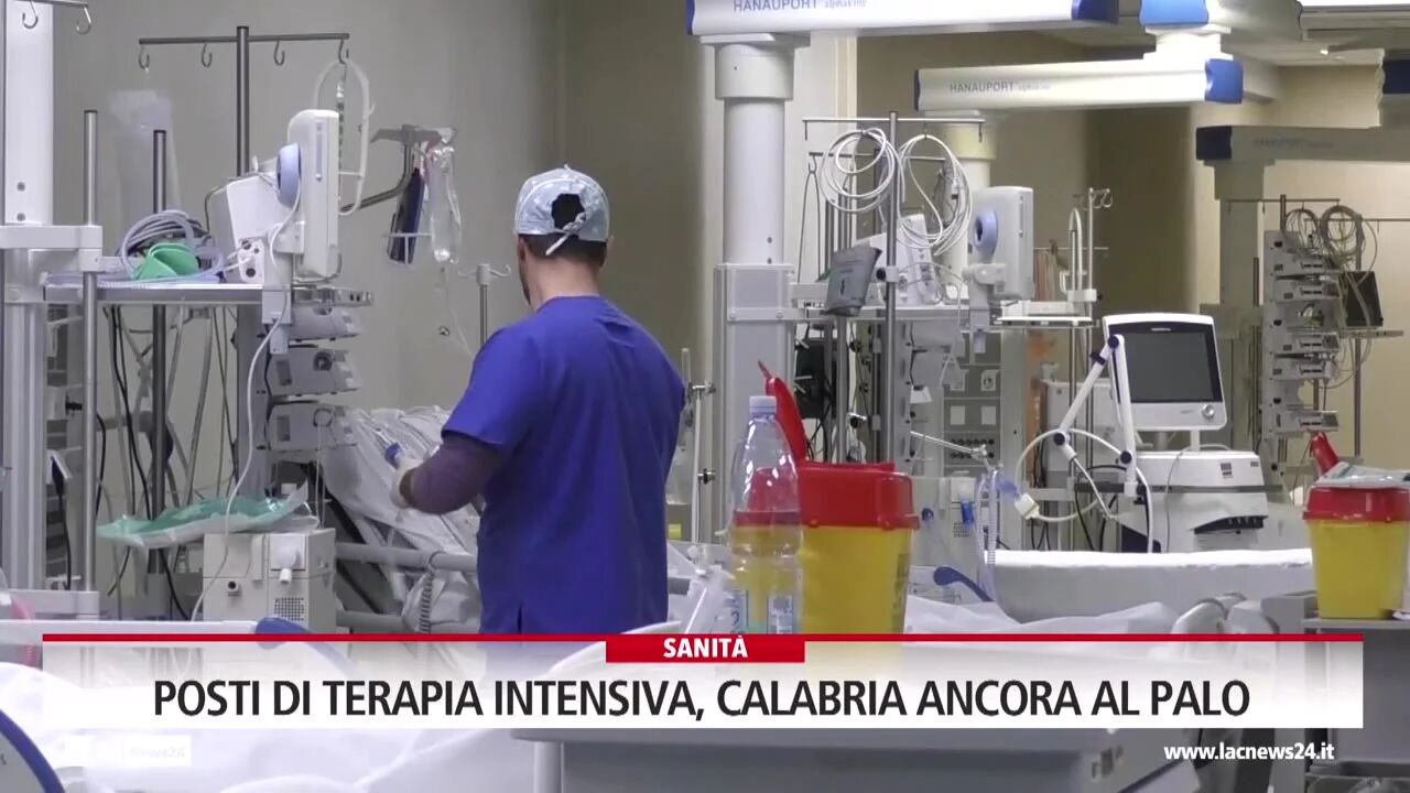 Posti di terapia intensiva, Calabria ancora al palo