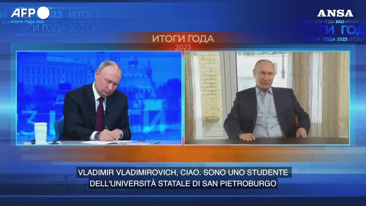 Putin intervistato dal suo sosia