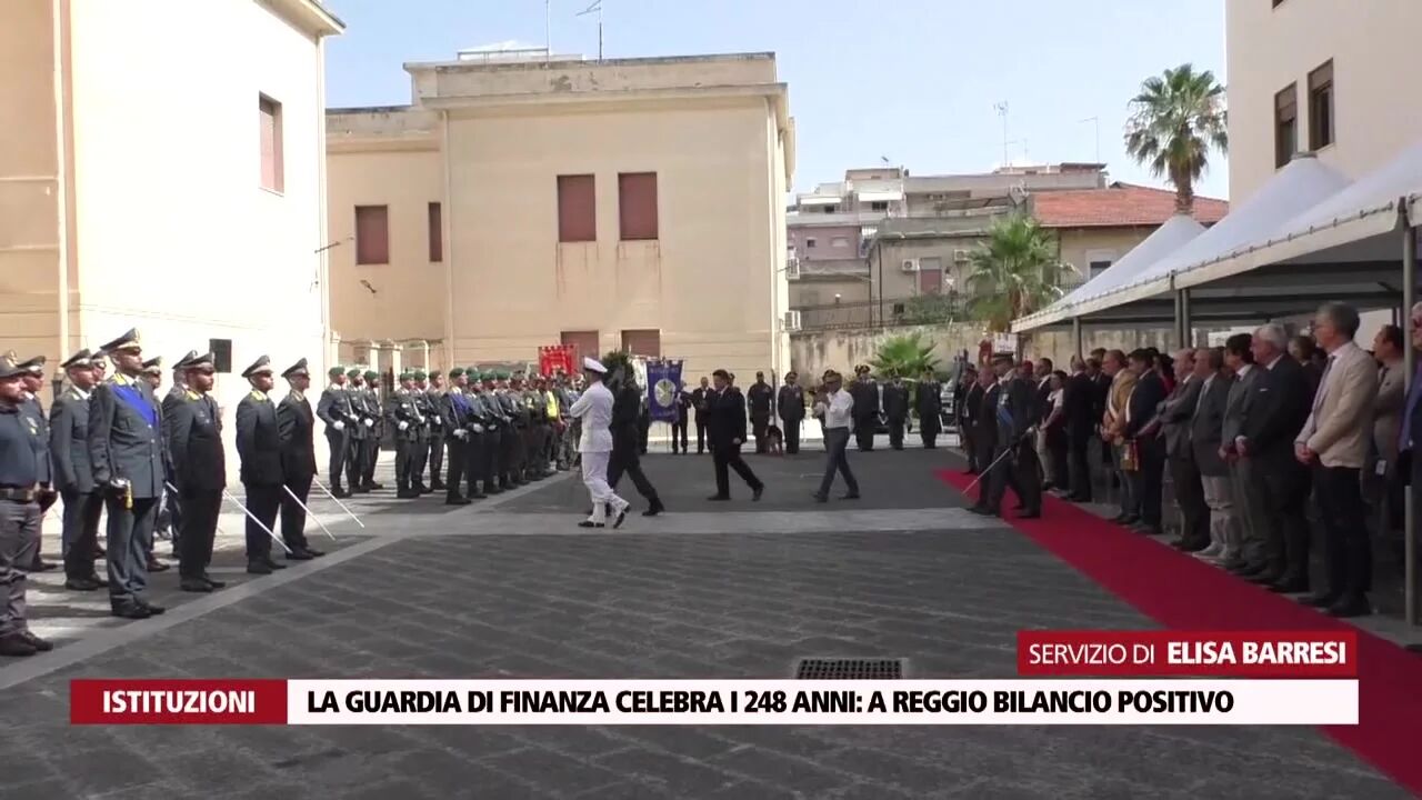 La Guardia di Finanza celebra i 248 anni: a Reggio bilancio positivo