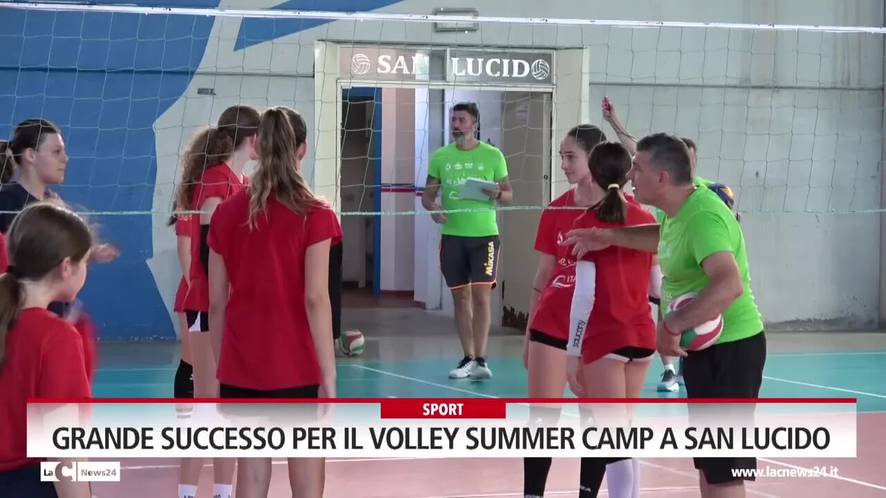Grande successo per il Volley Summer camp a San Lucido
