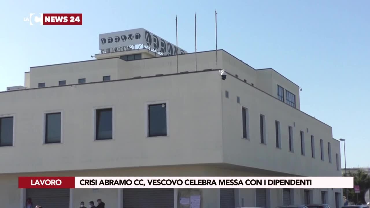 Crisi Abramo, vescovo celebra messa con i dipendenti