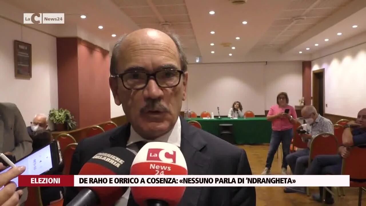 De Raho e Orrico a Cosenza: «Nessuno parla di ‘ndrangheta»