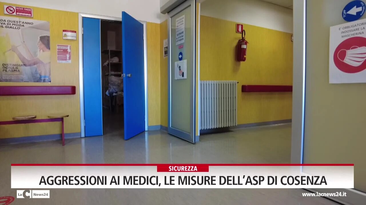 Aggressioni ai medici, le misure dell’asp di Cosenza