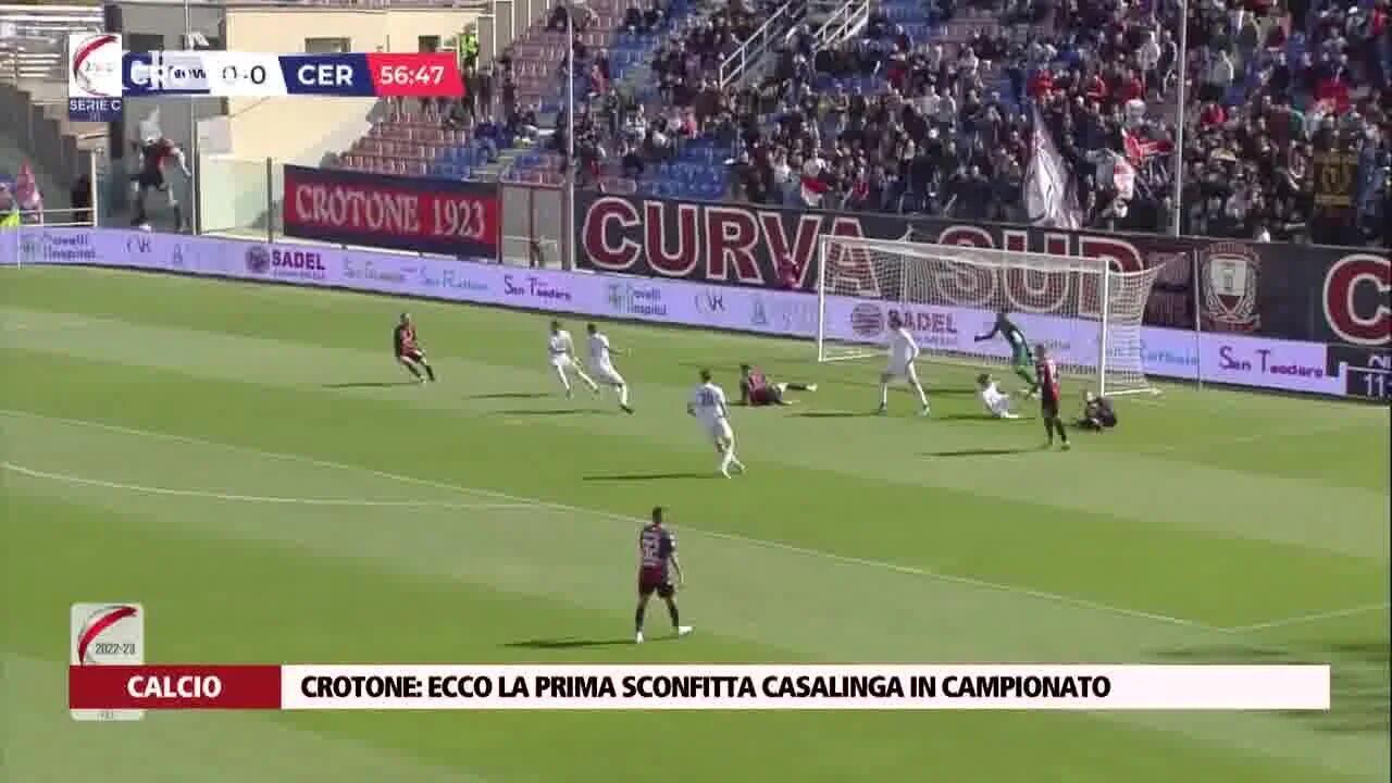 Crotone: ecco la prima sconfitta casalinga in campionato 