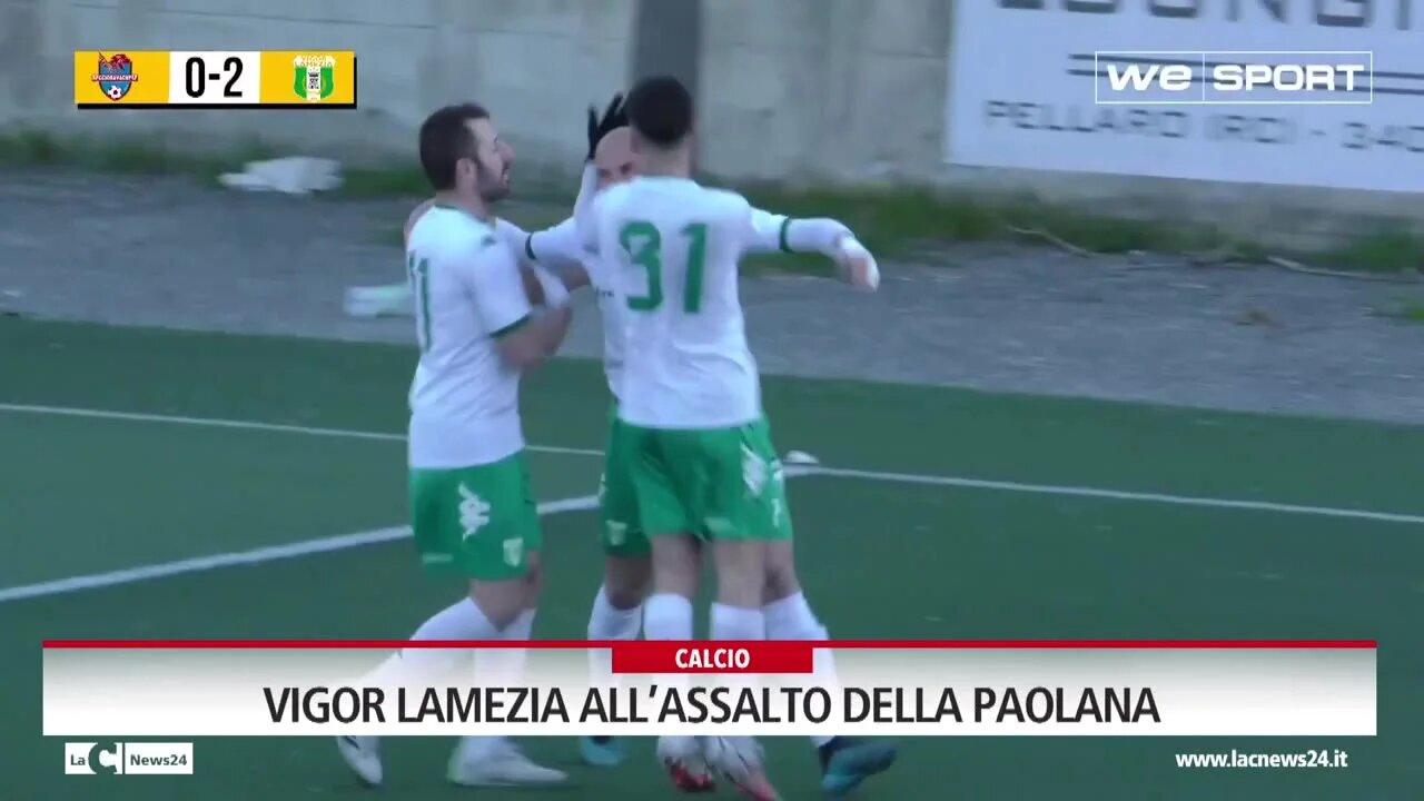 Vigor Lamezia all’assalto della Paolana