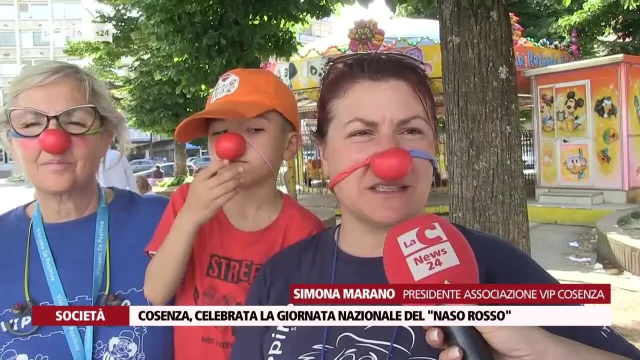 Cosenza, celebrata la giornata nazionale del Naso Rosso