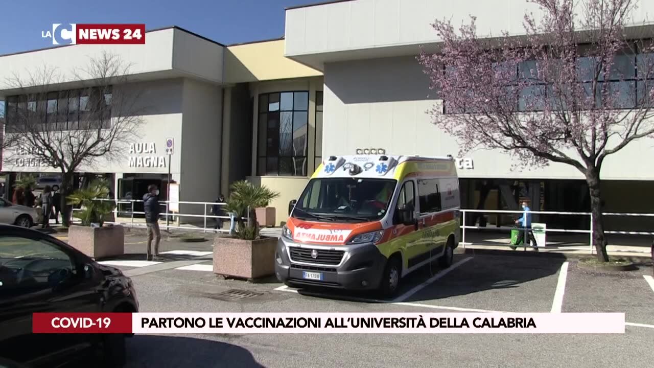 Partono le vaccinazioni all’Università della Calabria