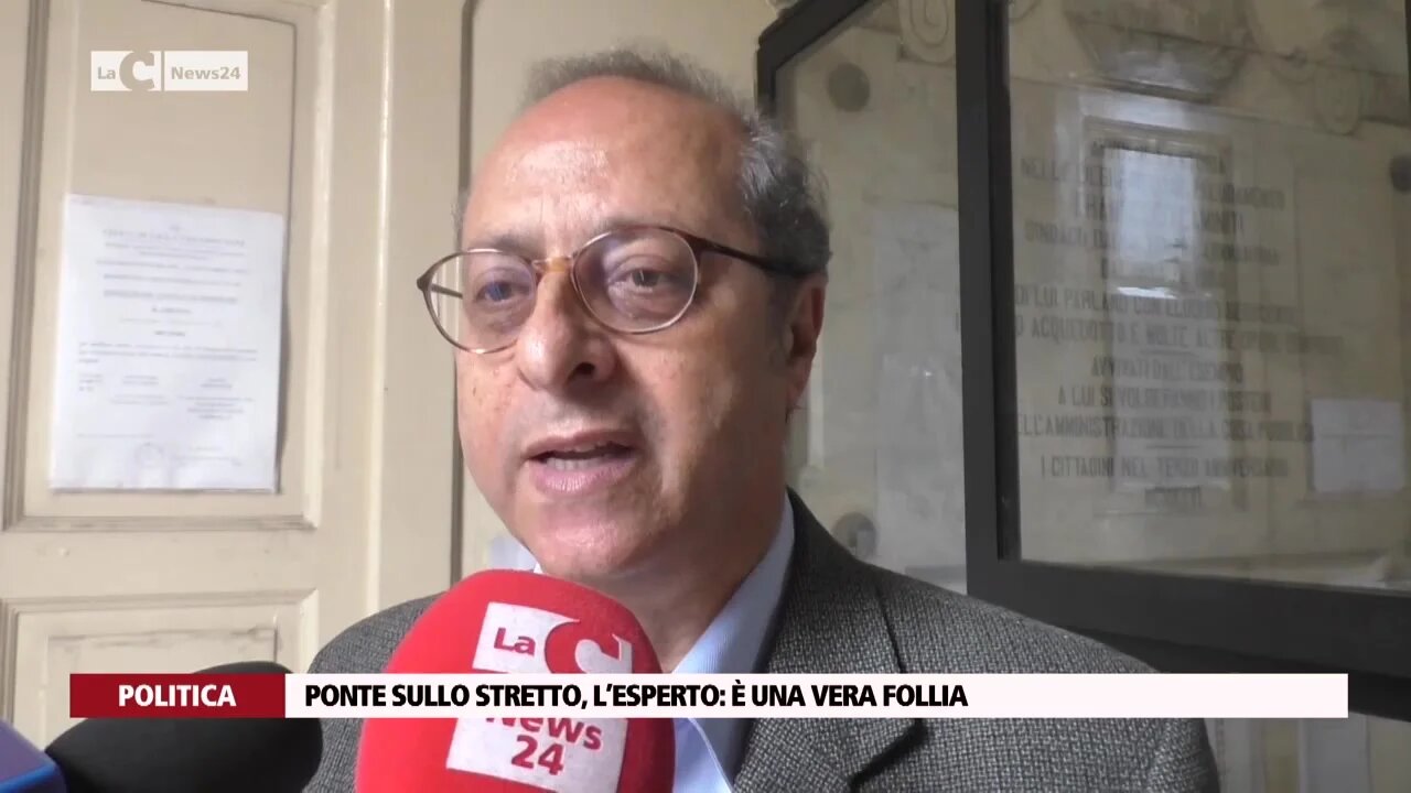 Ponte sullo Stretto, l’esperto: «È una vera follia»