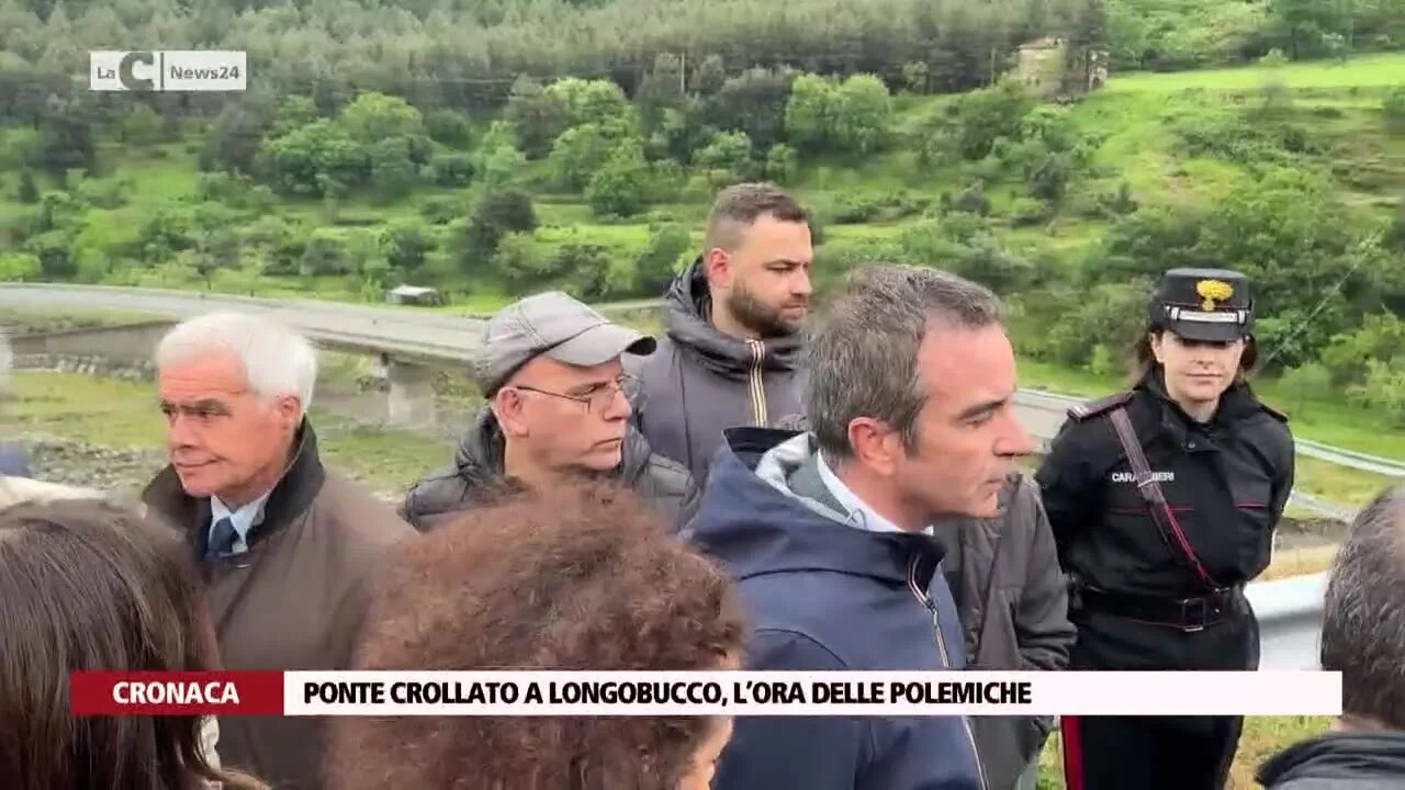 Ponte crollato a Longobucco, l’ora delle polemiche