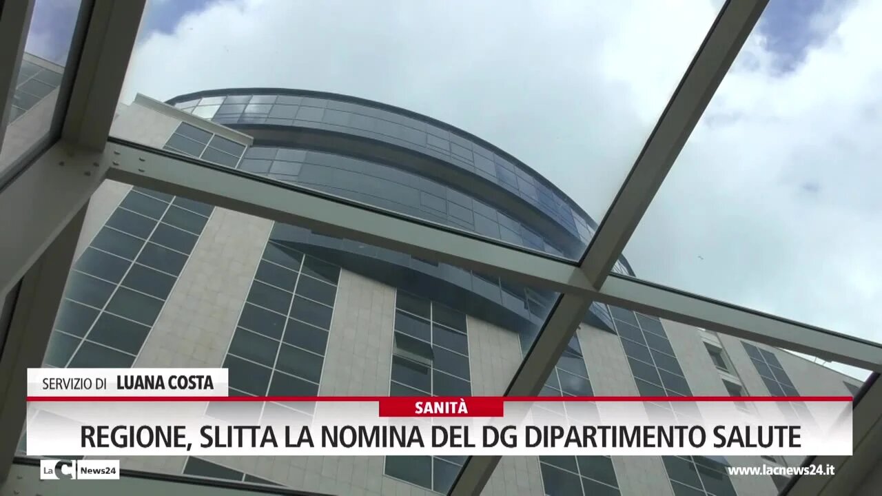 Regione, slitta la nomina del dg dipartimento salute