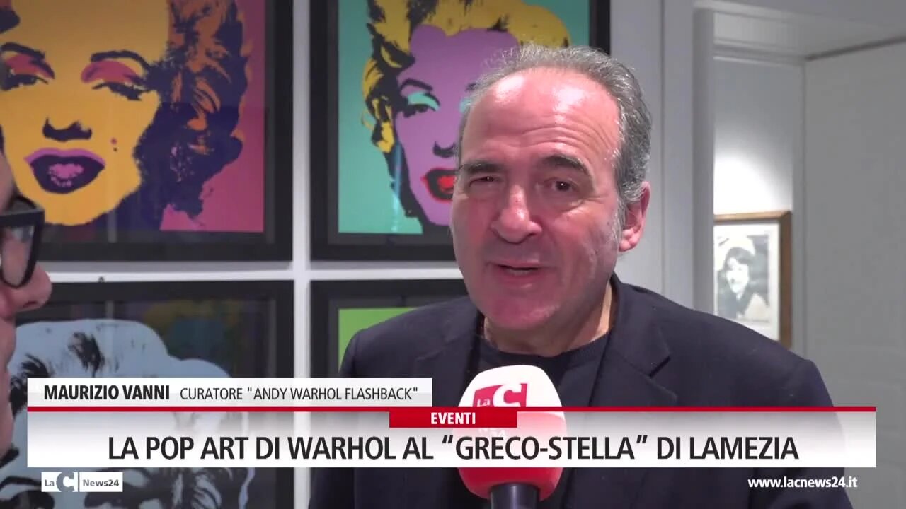 Lamezia Terme, la pop art di Andy Warhol in mostra a palazzo Greco-Stella