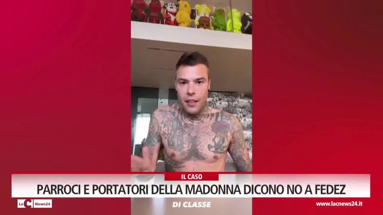 Parroci e portatori della Madonna dicono no a Fedez