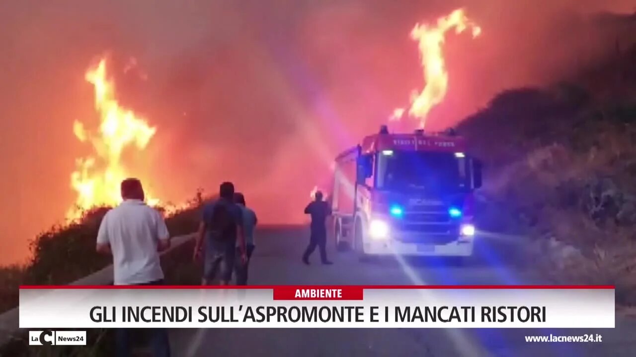 Gli incendi sull’Aspromonte e i mancati ristori