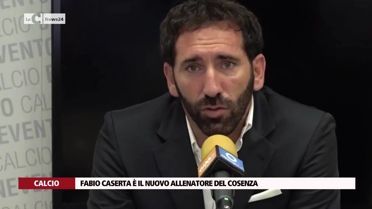 Fabio Caserta è il nuovo allenatore del Cosenza