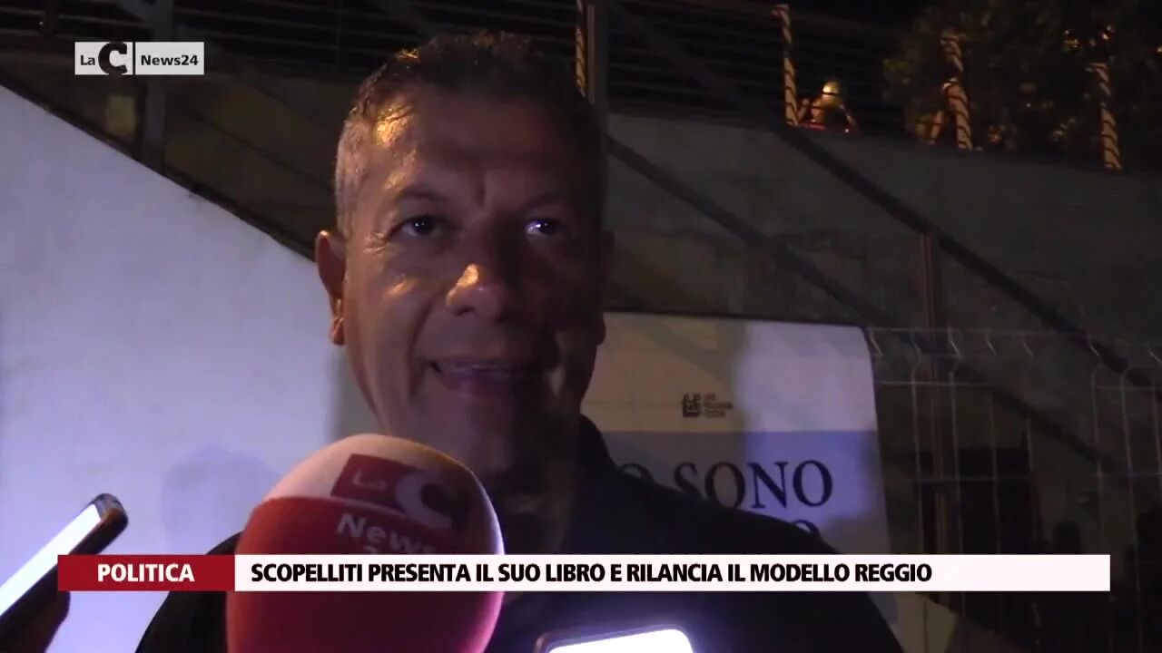 Scopelliti presenta il suo libro e rilancia il modello Reggio