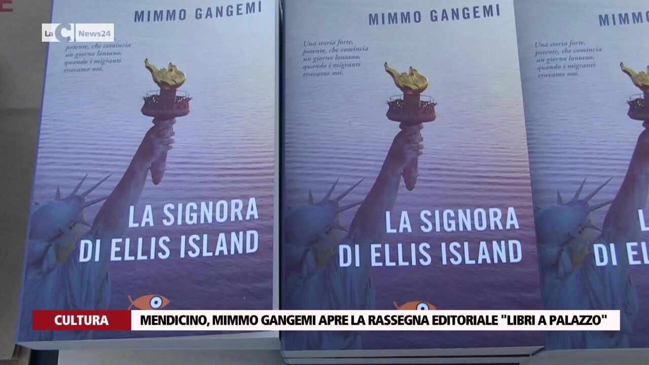 Mendicino, Mimmo Gangemi apre la rassegna editoriale "Libri a Palazzo"
