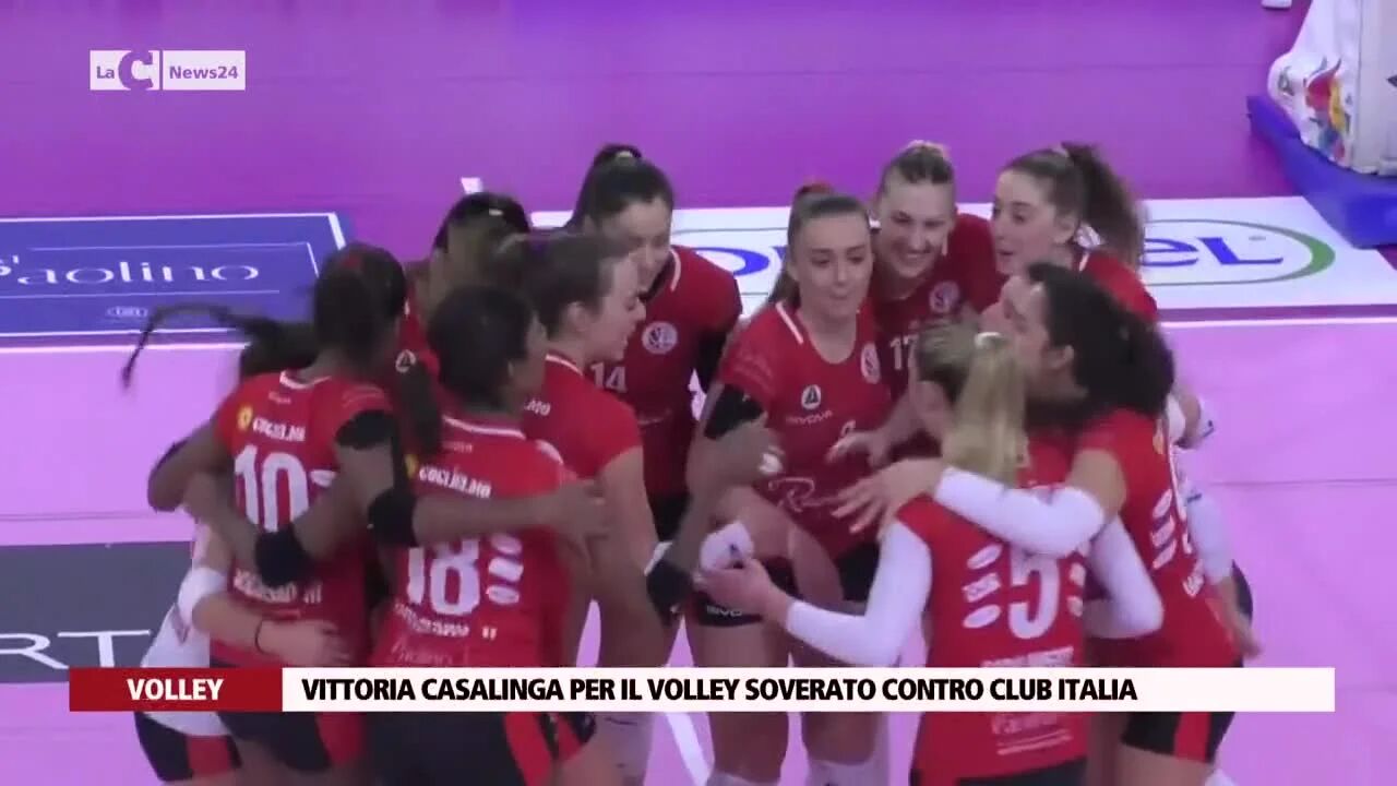 Vittoria casalinga per il volley Soverato contro Club Italia