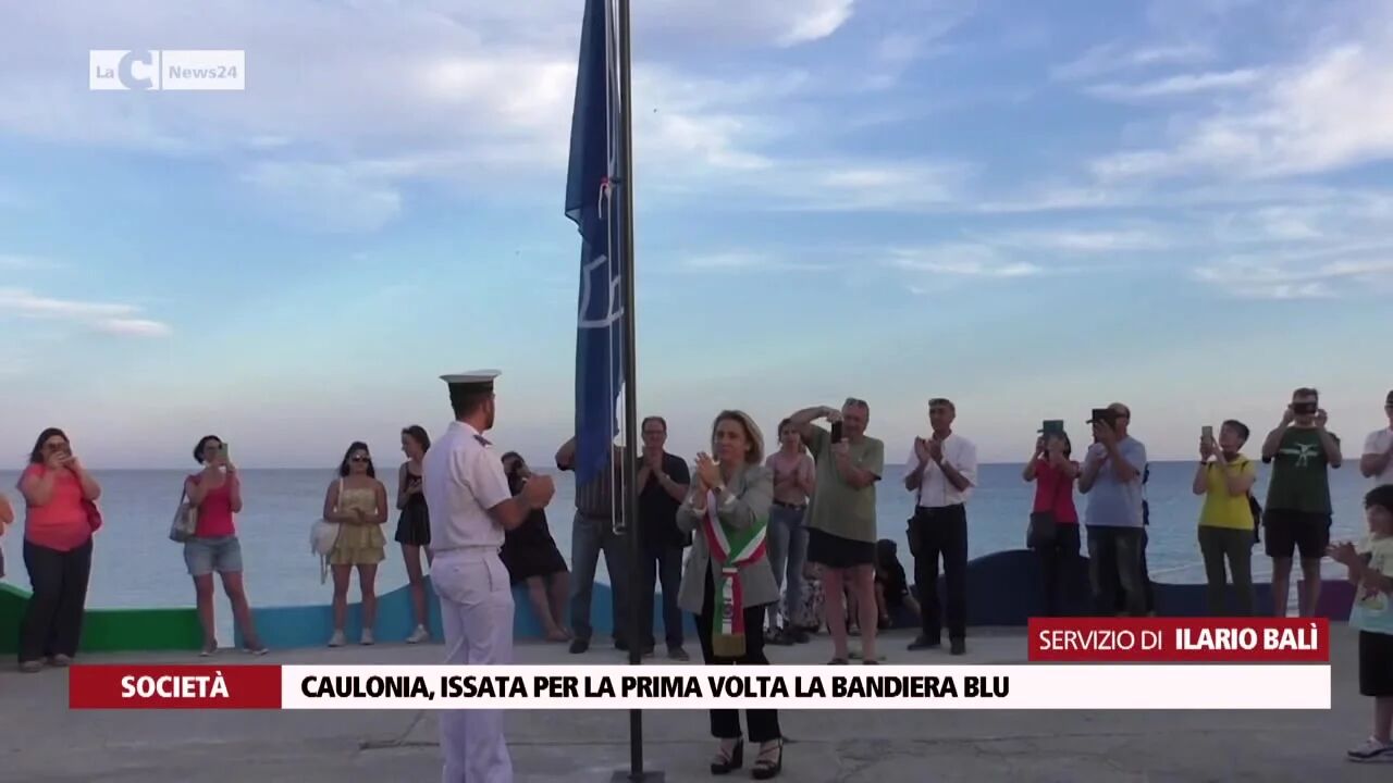 Caulonia, issata per la prima volta la bandiera blu