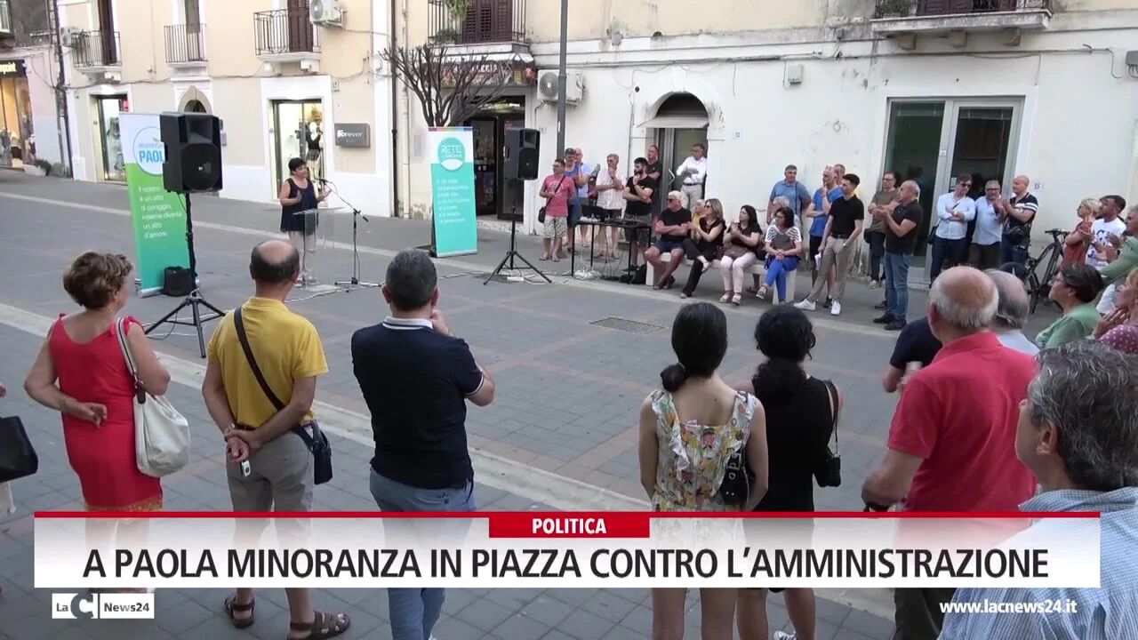 A  Paola minoranza in piazza contro l’amministrazione