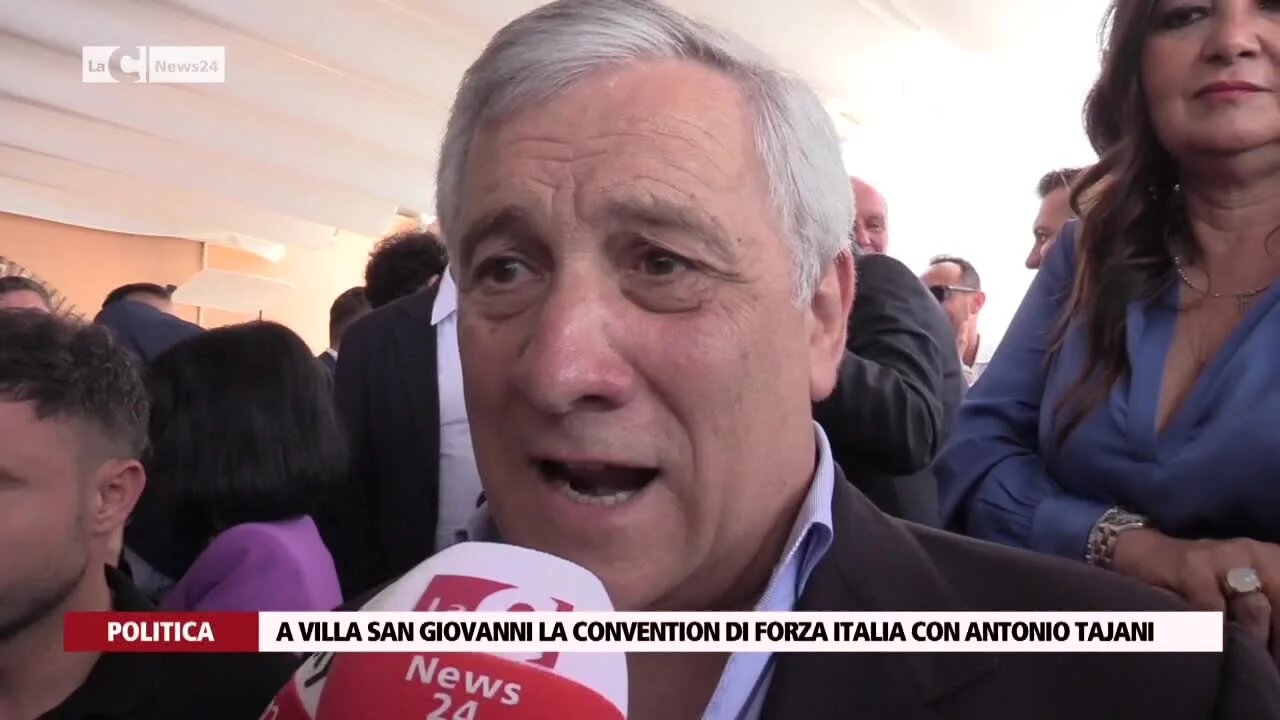 A Villa San Giovanni la convention di Forza Italia con Antonio Tajani