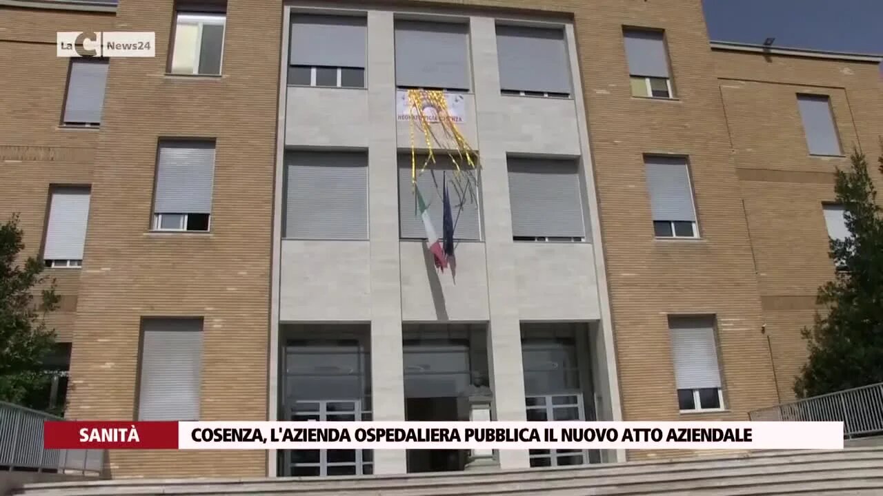 Cosenza, l’azienda ospedaliera pubblica il nuovo atto aziendale