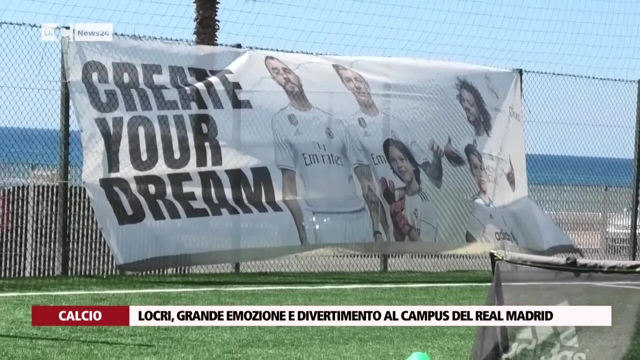 Locri, grande emozione e divertimento al campus del Real Madrid