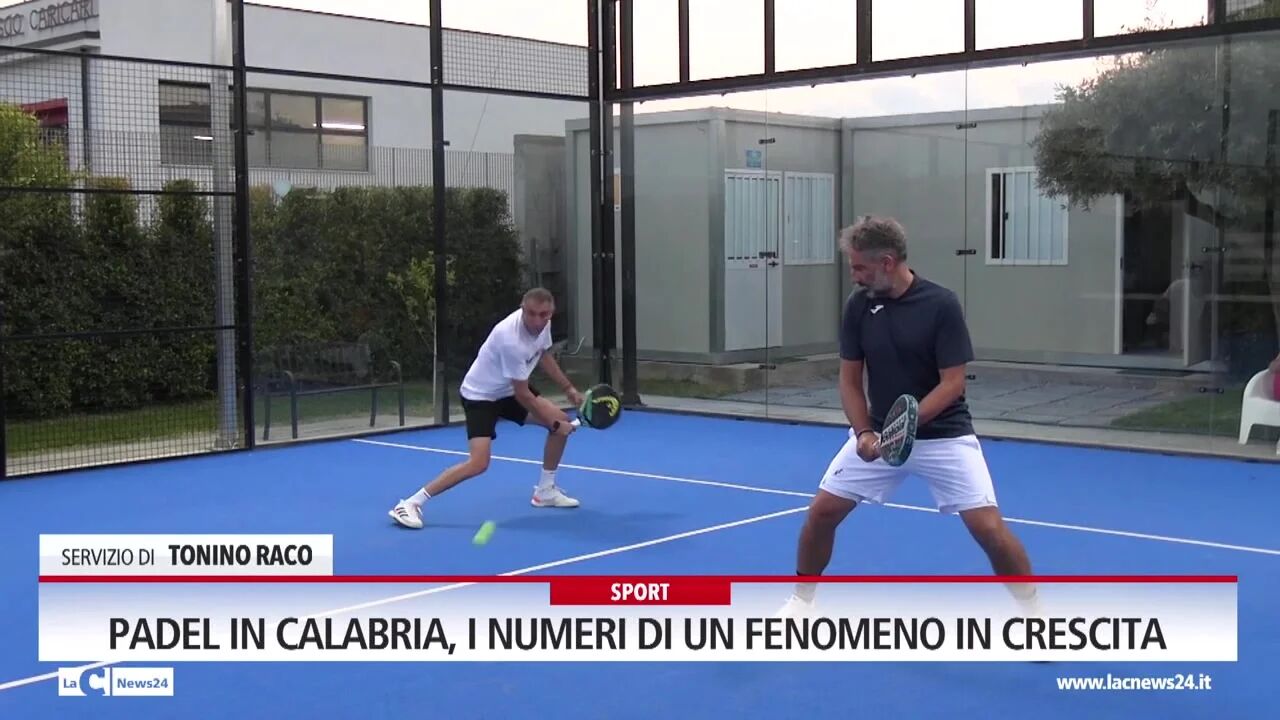 Padel in Calabria, i numeri di un fenomeno in crescita