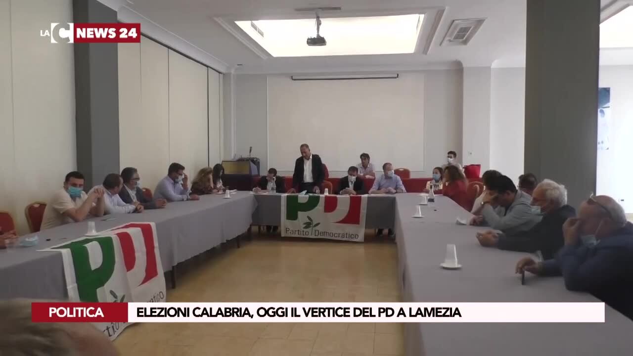 Elezioni Calabria, oggi il vertice del PD a Lamezia
