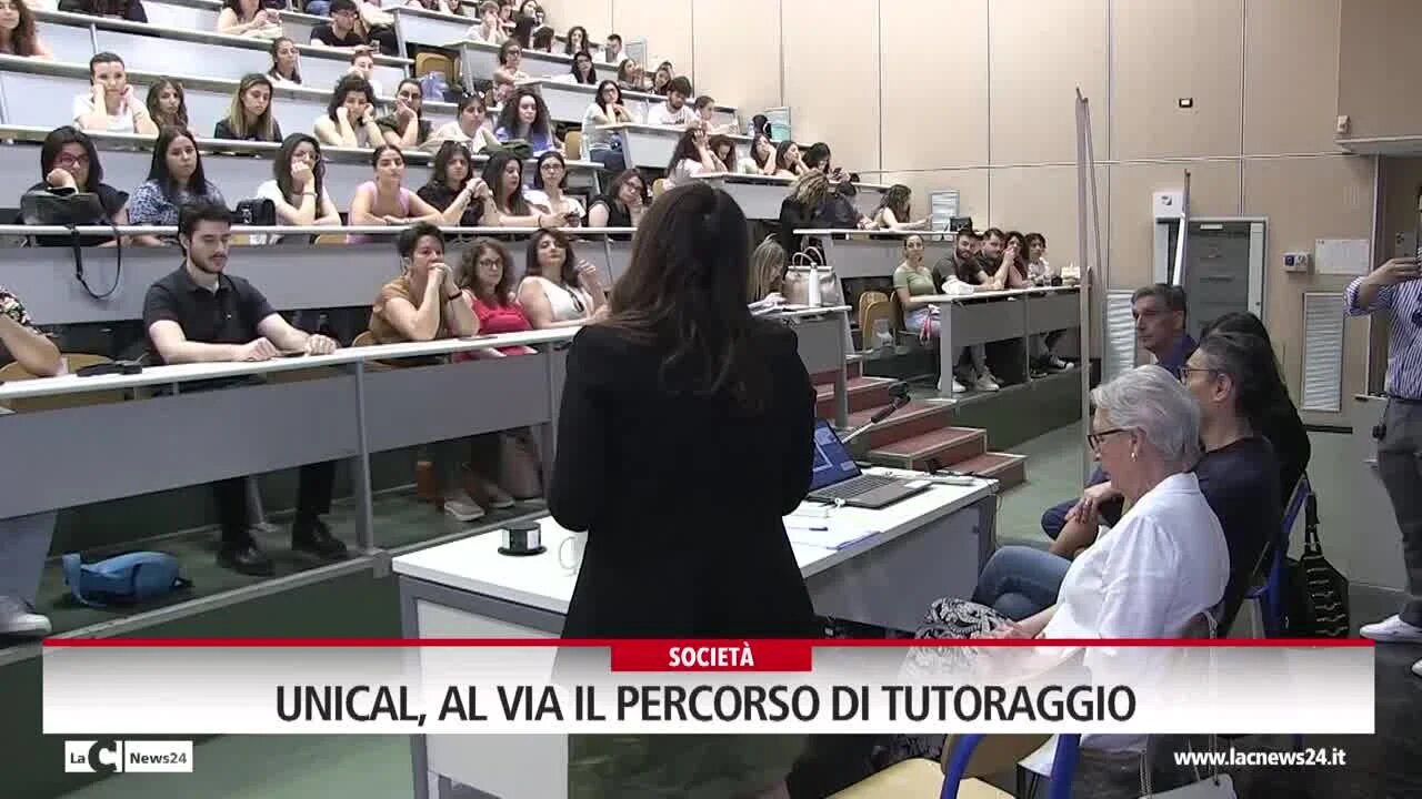 Unical, al via il percorso di tutoraggio