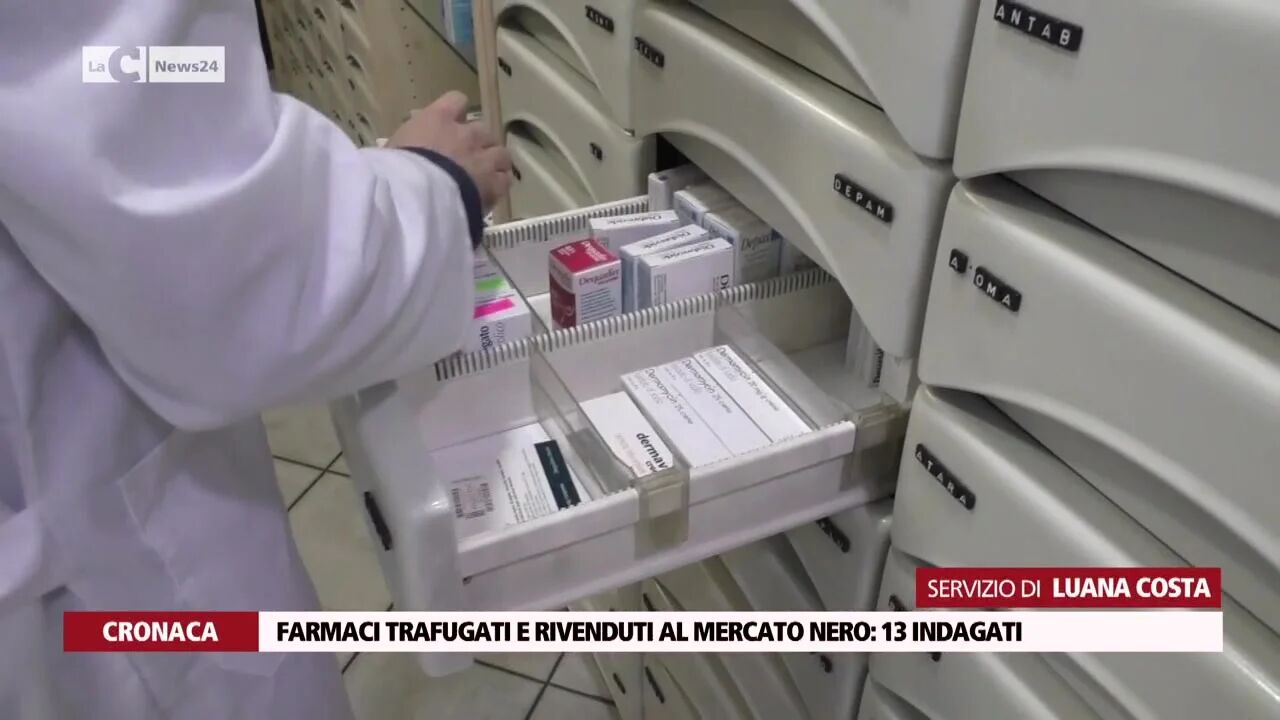 Farmaci trafugati e rivenduti al mercato nero: 13 indagati