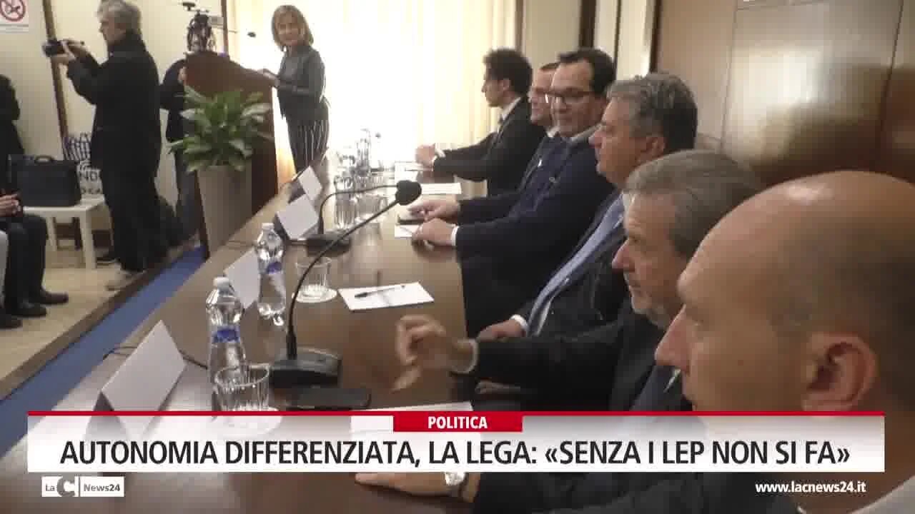 Autonomia differenziata, la Lega: «Senza i Lep non si fa»